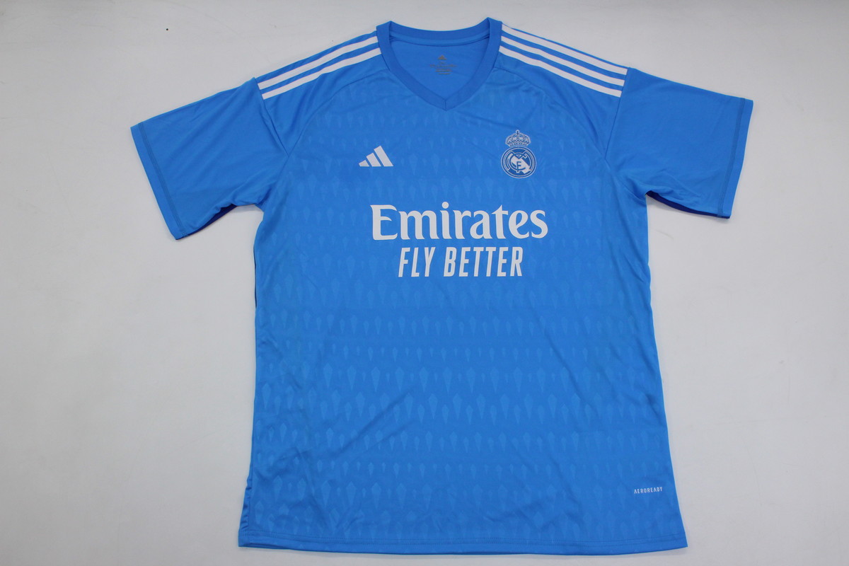 AAA Quality Real Madrid 23/24 GK Blue Soccer Jersey
